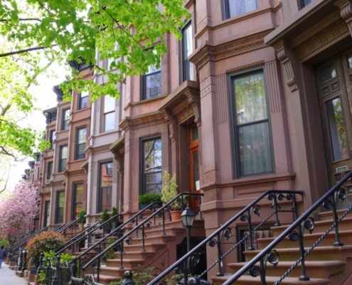 Charming, iconic, shady brownstone streets